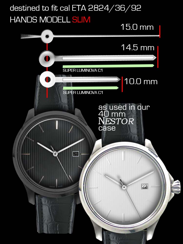 Eta Mechanical Hand-Winding Watch Movements HANDS SET FOR MOVEMENT ETA ...